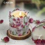 Handcrafted Rose Scented Candle