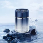 Nature-inspired Solid Car Aroma Gel, Gradient Transparent Cylinder Car Air Freshener, Gentle Long-lasting Fragrance for Auto & Household - Image 4
