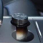Nature-inspired Solid Car Aroma Gel, Gradient Transparent Cylinder Car Air Freshener, Gentle Long-lasting Fragrance for Auto & Household - Image 3
