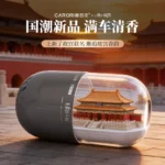 Capsule Car Aroma Gel, Co-branded with New Palace Museum, Minimalist Vertical Strip Car Fragrance for Auto & Household Use - Image 2