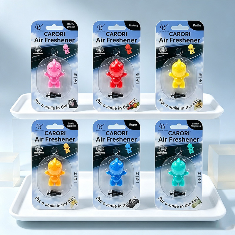 画板 36 CARORI 6-Pack Cartoon Car Vent Clip Air Fresheners - Image 1